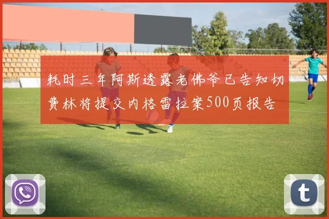 耗时三年阿斯透露老佛爷已告知切费林将提交内格雷拉案500页报告
